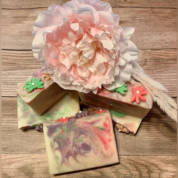 Hand Crafted Other - Sold out- Hand Crafted Artisan Soap with a Soap Flower Top